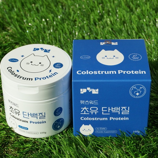 펫츠워드 초유 한스푼 단백질 면역력 고양이 영양제 100g